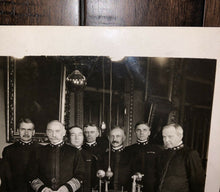 Load image into Gallery viewer, RARE Photo Navy Admirals & President Franklin D Roosevelt / US and Naval History