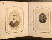 Load image into Gallery viewer, Pioneer Corvallis Oregon LOCKE Family Photo Album Identified CIvil War Era
