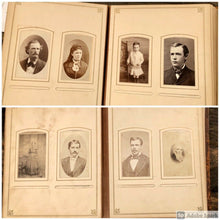 Load image into Gallery viewer, California Pioneers Photo Album CDV Cabinet Cards Tintypes 1860s - 1890s YOLO Co