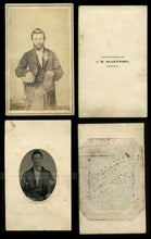 Load image into Gallery viewer, 1860s cdv & tintype photos by civil war era virginia photographer jh blakemore
