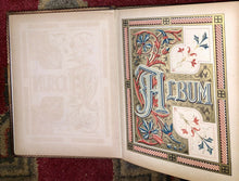 Load image into Gallery viewer, Quality Leather Antique Photo Album 93 1860s + Later CDV Cabinet Tintype Photos