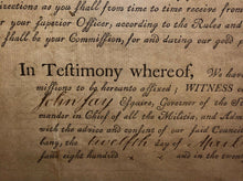 Load image into Gallery viewer, SIGNED 1st US CHIEF JUSTICE JOHN JAY AUTOGRAPH, 1800s NEW YORK MILITIA DOCUMENT