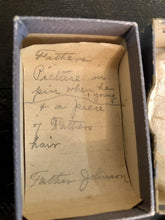 Load image into Gallery viewer, Daguerreotype Pin Brooch, Lock of Hair of Identified Man / Memorial Jewelry