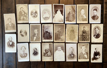 Load image into Gallery viewer, Lot Of 23 CDV Photos 1860s 1870s