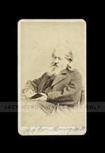 Load image into Gallery viewer, RARE CDV Photo Doctor Constantine Hering - Pioneer of Homeopathic Medicine