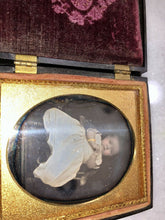 Load image into Gallery viewer, Baby Wearing Painted Gold Bangle by Anson New York / Union Case, 1/6 Plate Dag