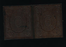 Load image into Gallery viewer, 1850s Ambrotype Woman Holding Eyeglasses & Photo of Daughter PIP Mourning