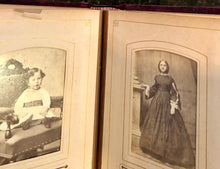 Load image into Gallery viewer, FOUR civil war & later albums 168 total antique photos tintypes cdvs (SA6)