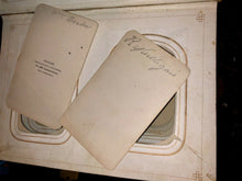 Load image into Gallery viewer, Antique 1860s album with a few names soldier and child actress