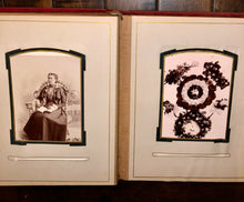 Load image into Gallery viewer, Antique Ohio album funeral mourning cabinet photos and CDVs