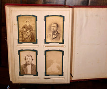 Load image into Gallery viewer, Antique Ohio album funeral mourning cabinet photos and CDVs