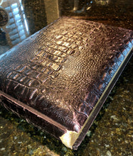 Load image into Gallery viewer, Nice leather photo album and antique Victorian era cabinet cards