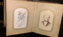 Load image into Gallery viewer, antique leather 1860s 1800s photos philadelphia soldier