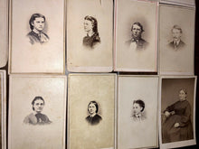 Load image into Gallery viewer, Lot Of 44 Civil War Era / 1860s CDV Photos