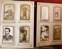 Load image into Gallery viewer, Antique Album Mix 74 CDV Tintype Cabinet Card Other Photos Military / Soldiers