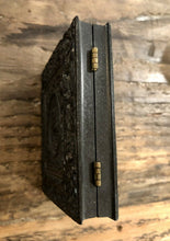 Load image into Gallery viewer, Excellent Civil War Era Tintype Photo Handsome Casual Man Beard & Flowers 1860s