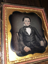 Load image into Gallery viewer, Sealed 1/6 Daguerreotype Confident Boy Quincy Illinois Photographer Warren Reed