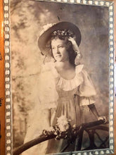 Load image into Gallery viewer, Victorian Album with Photos - Beautiful Rare Photographic Cover + Many ID'd Ppl