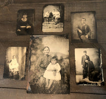 Load image into Gallery viewer, Antique Tintype Lot Alabama People includes Half Plate