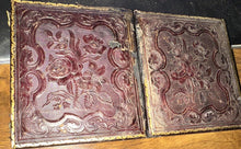 Load image into Gallery viewer, Daguerreotype Folk Art Painting Woman Holding Flowers #3828 Unusual Creepy 1800s