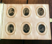 Load image into Gallery viewer, Miniature Album + 66 Gem Tintypes 1860s