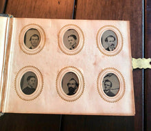 Load image into Gallery viewer, Miniature Album + 66 Gem Tintypes 1860s