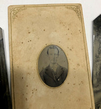 Load image into Gallery viewer, Lot of 3 Antique Campbell Court House Virginia Tintype Photos