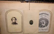 Load image into Gallery viewer, antique leather 1860s 1800s photos philadelphia soldier