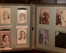 Load image into Gallery viewer, antique album Minnesota cabinet cards and CDV photos antique 1800s
