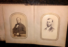 Load image into Gallery viewer, antique leather 1860s 1800s photos philadelphia soldier