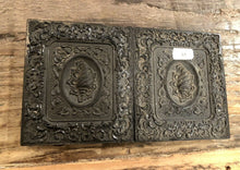 Load image into Gallery viewer, Excellent Civil War Era Tintype Photo Handsome Casual Man Beard & Flowers 1860s