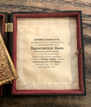 Load image into Gallery viewer, Cute Couple! Two 1/6 Ambrotypes In Double Union Case, 1850s