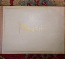 Load image into Gallery viewer, LARGE Antique Leather Album 46 Photos Cabinet Cards CDVs Tintype New York Widow