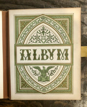 Load image into Gallery viewer, High Quality 1800s Leather Album Many ID'd People Cabinet Cards CDVs Tintype 61A