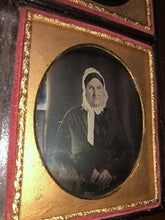 Load image into Gallery viewer, Two Daguerreotypes Man & Wife Same Sitting Window Visible in Background