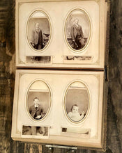 Load image into Gallery viewer, 51A Nice Leather Album Antique Photos from KANSAS Wedding Bride Groom