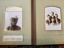 Load image into Gallery viewer, Antique Leather Album 39 Photos Tintypes CDV