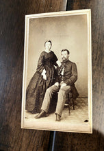 Load image into Gallery viewer, 1860s Photo Album ID'd Ohio Infantry, Civil War Soldier & Wife, Willis, Peetrey