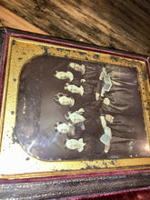 Load image into Gallery viewer, Wonderful 1840s Daguerreotype Women Holding Open Books Bead Purses Prayer Group?
