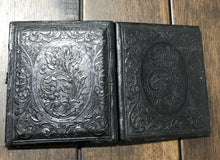 Load image into Gallery viewer, 6 Foot 6 Inches Tall! 1860s Ambrotype ID'd Man Pre / Post Mortem Photo Int