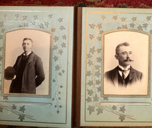 Load image into Gallery viewer, Antique Album 31 Photos Cabinet Cards Tintypes CDVs Girl Holding Doll - Indiana