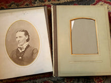 Load image into Gallery viewer, Antique Leather Album 39 Photos Tintypes CDV