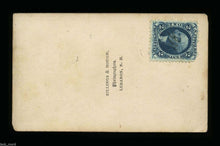 Load image into Gallery viewer, Beautiful 1860s CDV Photo Big House or Hotel New Hampshire - Civil War Tax Stamp