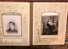 Load image into Gallery viewer, Photo Album Loaded Full w 48 Cabinet Cards & CDVs Tintype 1800s