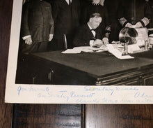 Load image into Gallery viewer, RARE Photo Navy Admirals & President Franklin D Roosevelt / US and Naval History