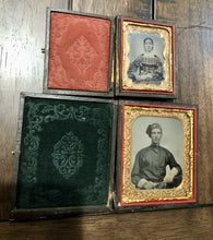 Load image into Gallery viewer, Civil War Zouave Soldier Possible ID - 4th Michigan? 1/6 Ambrotype 1860s Tinted