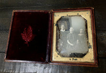 Load image into Gallery viewer, 1840s Daguerreotype of Children / Siblings - 1/4 Plate, Original Seals