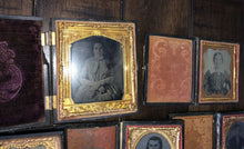 Load image into Gallery viewer, lot of photos virginia family ambrotypes tintypes 1860s 1850s harding wells