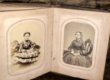 Load image into Gallery viewer, Civil War Era Album Tintypes CDV Photos Tax Stamps IDs