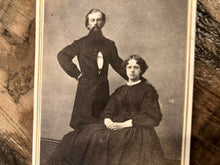 Load image into Gallery viewer, Civil War Veteran, Photographer John Milne 1860s Self Portrait, Trade Card Photo